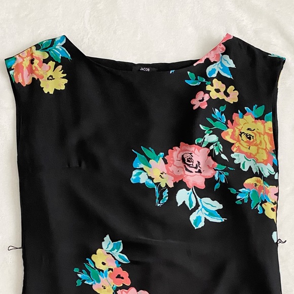Jacob Shift Tie Waist Floral Dress XS - Picture 6 of 13